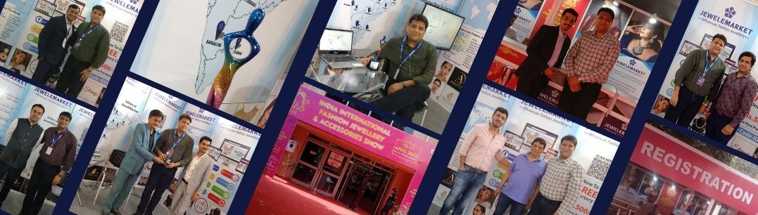 JewelEMarket as Valued Partner at the IIFJAS Delhi B2B Fashion Imitation Jewellery Trade Show held at Pragati Maidan in April 2022