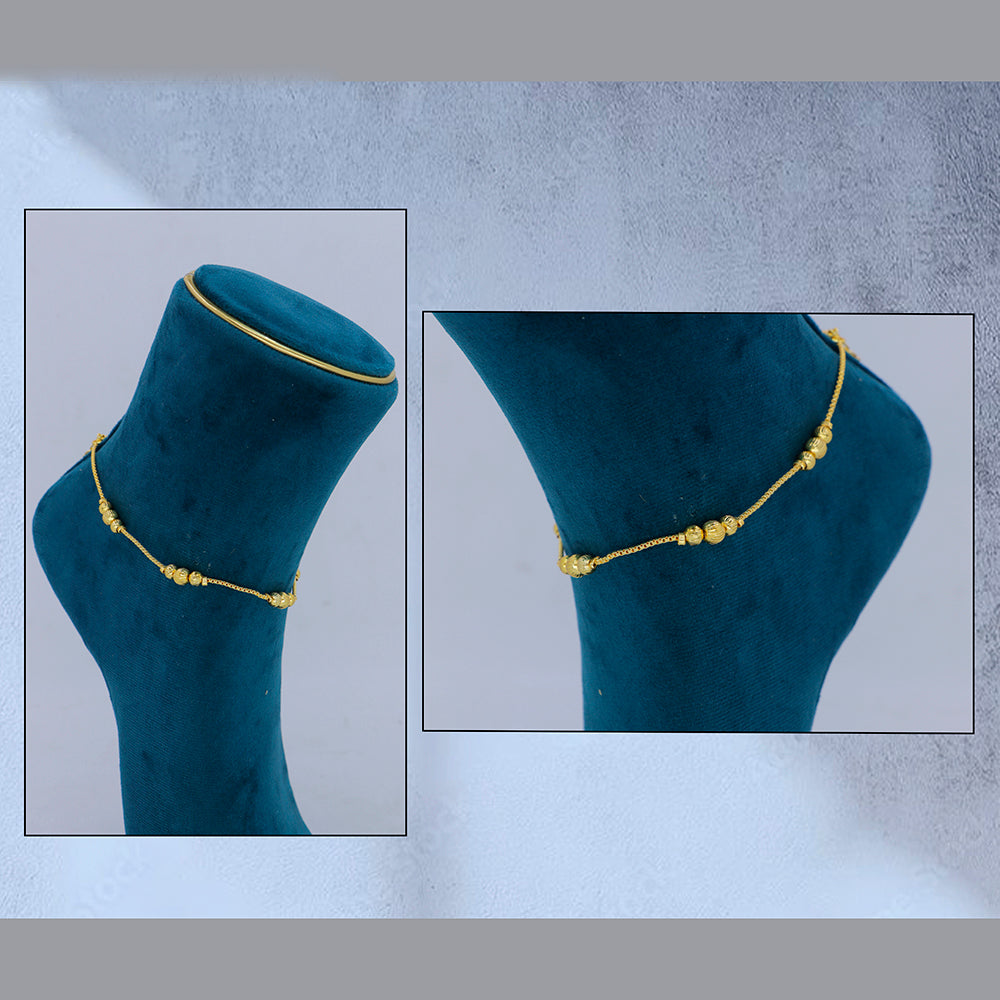 Mahavir Dye Gold Traditional Payal \Anklet