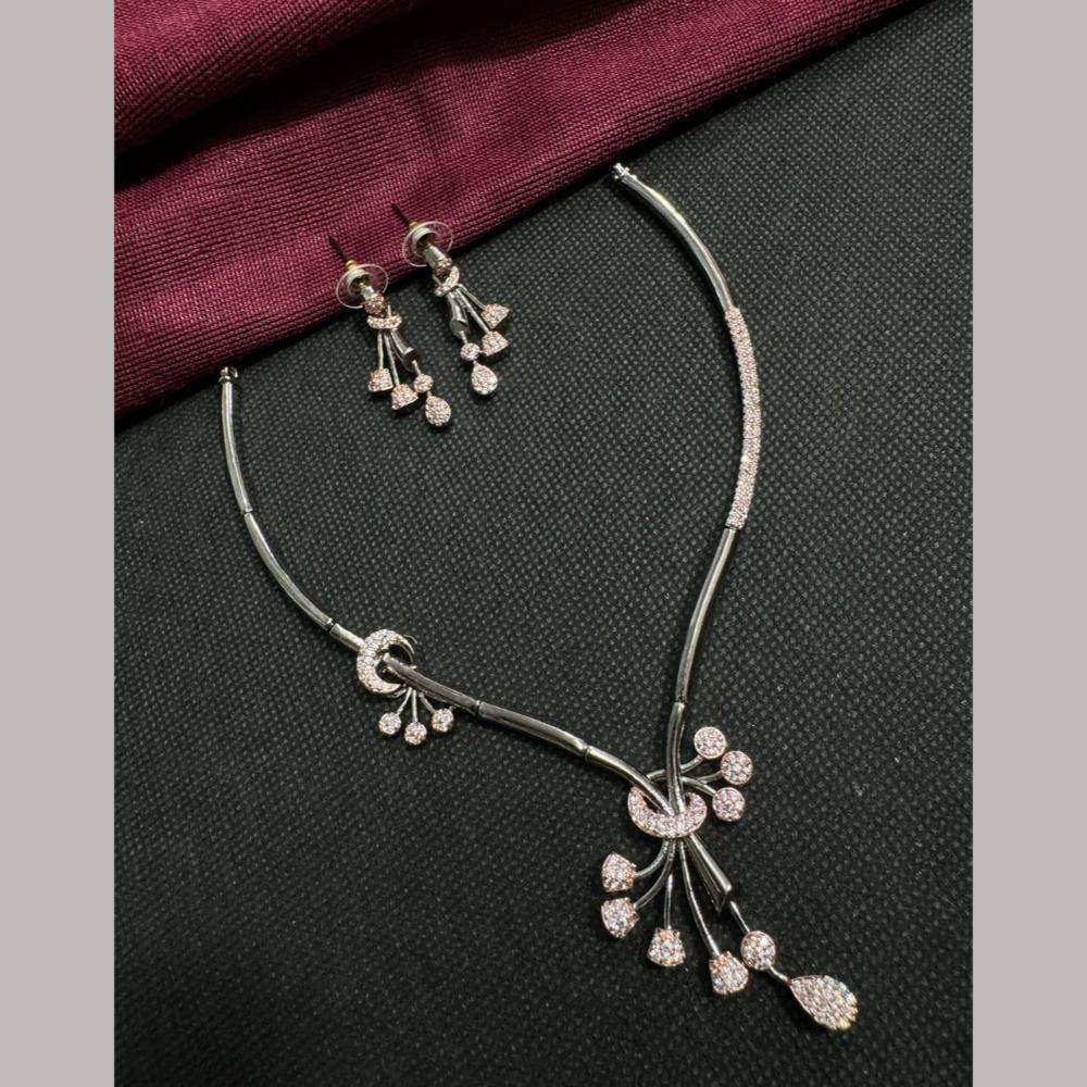 Manisha Jewellery Gold Plated Austrian Stone Necklace Set