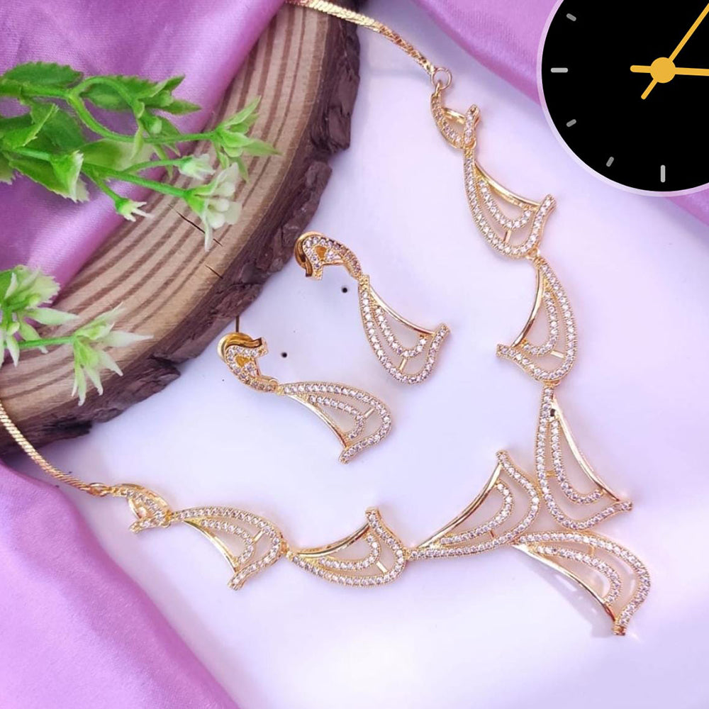 Manisha Jewellery Designer Austrian Necklace Set