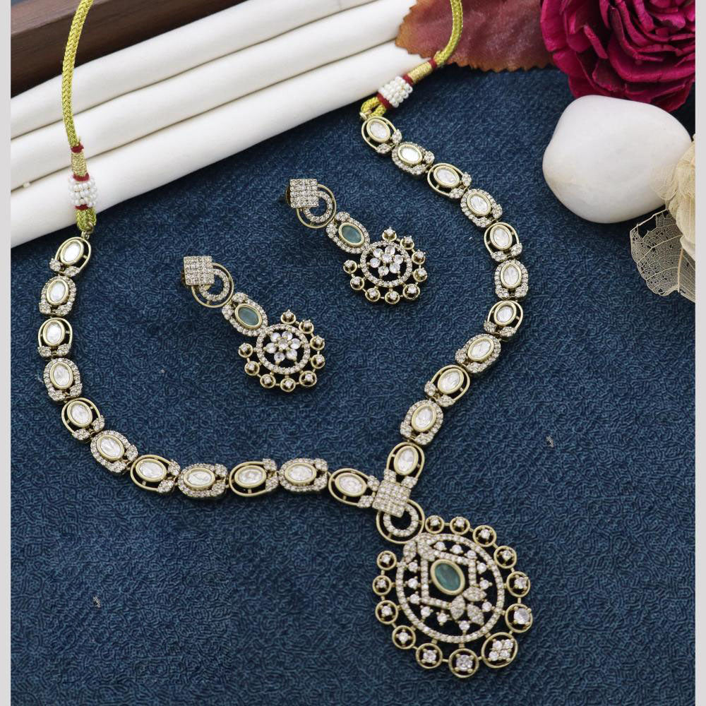Manisha Jewellery Polki Kundan Necklace Set