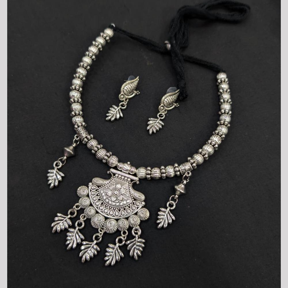 Manisha Jewellery Festival Jewel Oxidised Necklace Set Tribal Boho Vibes For Navratri Nights