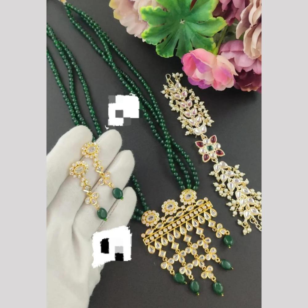 Manisha Jewellery Elegant Kundan And Beads Matching Set Perfect For Festive Events And Gifting