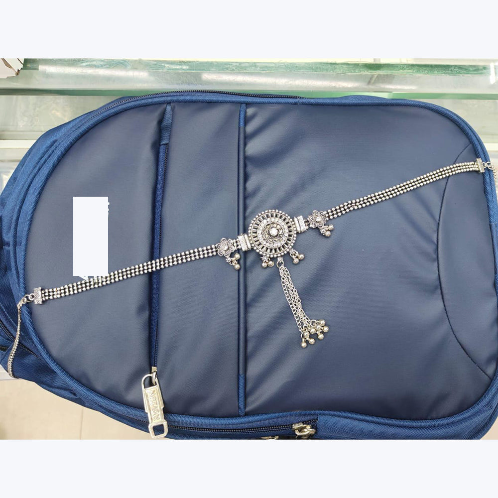 Manisha Jewellery Handcrafted Oxidised Kamarband with Antique Look for Cultural Functions