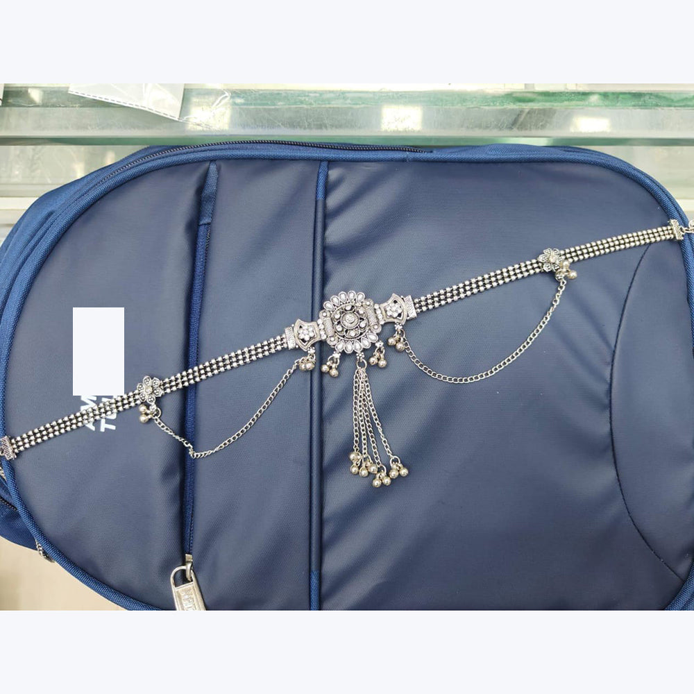 Manisha Jewellery Handcrafted Oxidised Kamarband with Antique Look for Cultural Functions