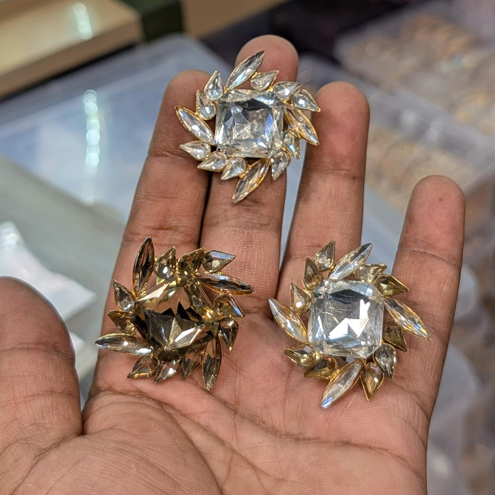 Manisha Jewellery Stylish Crystal Ring Shine Bright With Effortless Grace