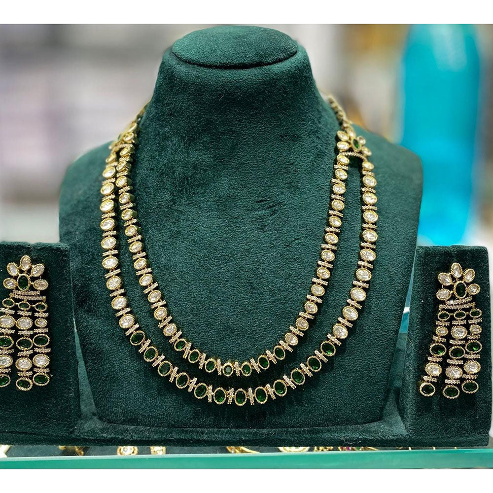 Manisha Jewellery Royal Polki Kundan Stone Necklace Set