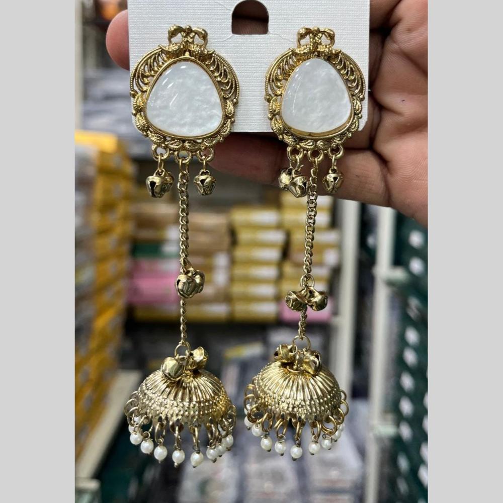 Manisha Jewellery Grand Ghungroo Jhumki Earrings