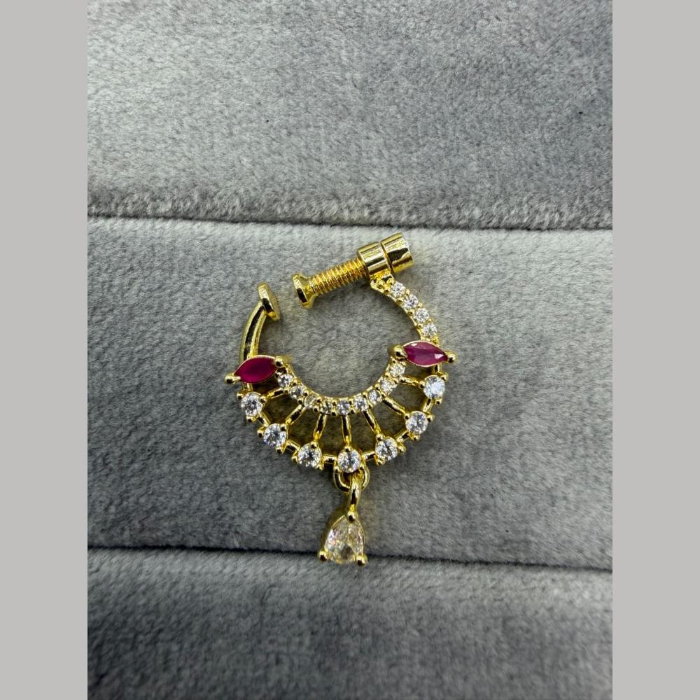 Manisha Jewellery Austrian Stone Designer Nose Ring