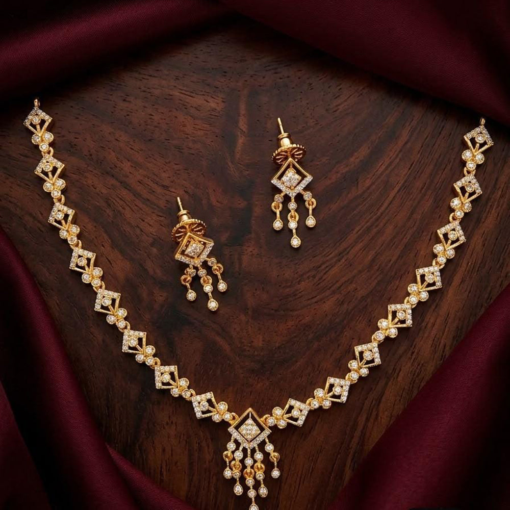 Manisha Jewellery Luxury Austrian Stone Necklace Set