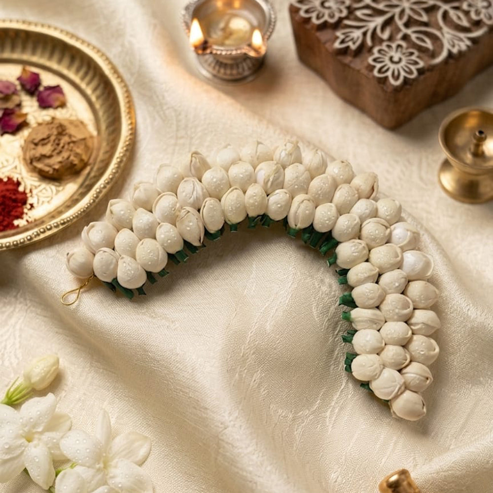 Manisha Jewellery Designer Artificial Gajra Hair Accessories For Women