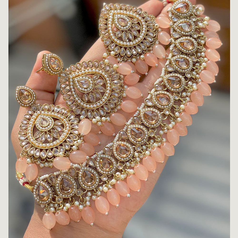 India Art Gold Plated Necklace Set