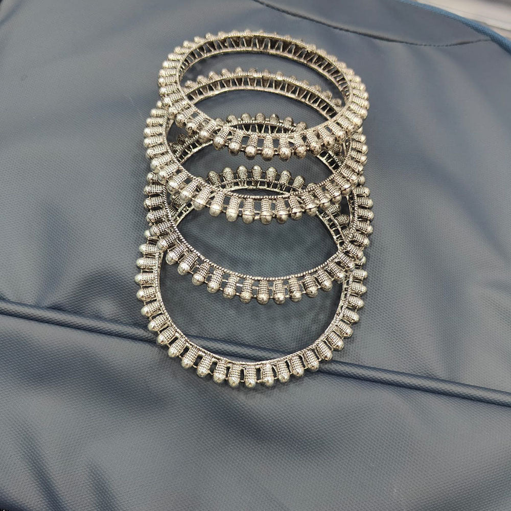 Pooja Bangles Oxidised Plated Bangles Set