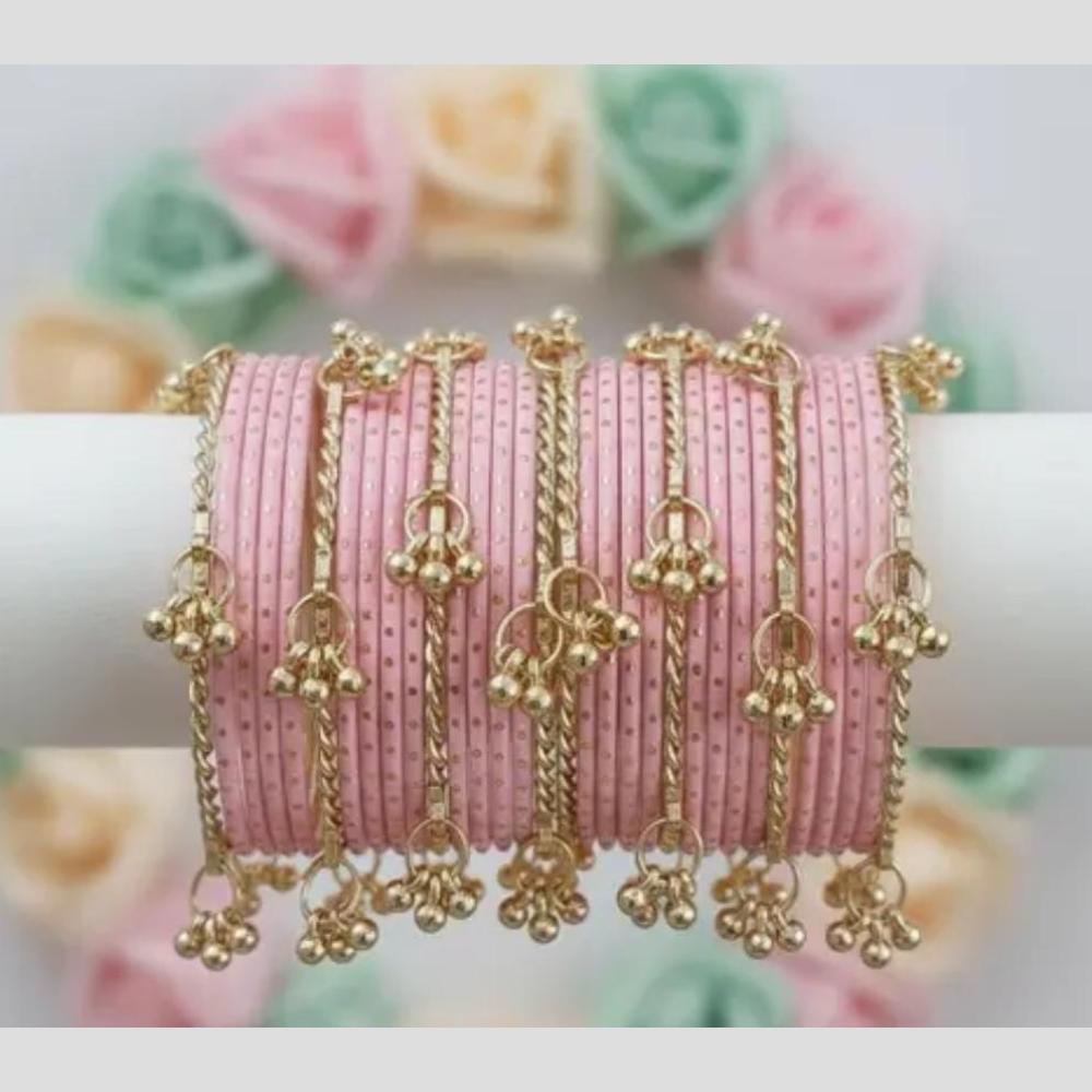Pooja Bangles Pearl Kashmiri Glass Designer Bangles Set