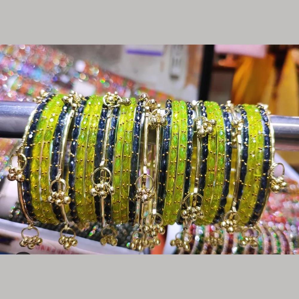 Pooja Bangles Raindrop Glass Traditional Kashmiri Bangles Set