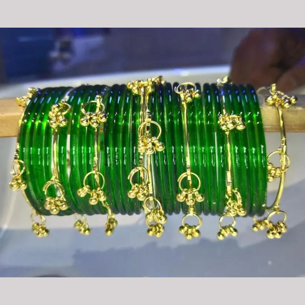 Pooja Bangles Glass Fancy Kashmiri Bangles Set