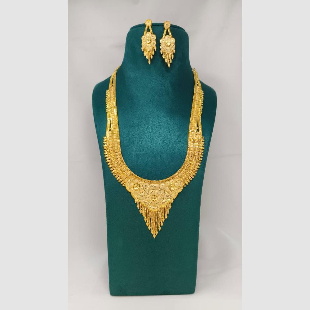 Pari Art Jewellery Royal Style Forming Long Necklace Set