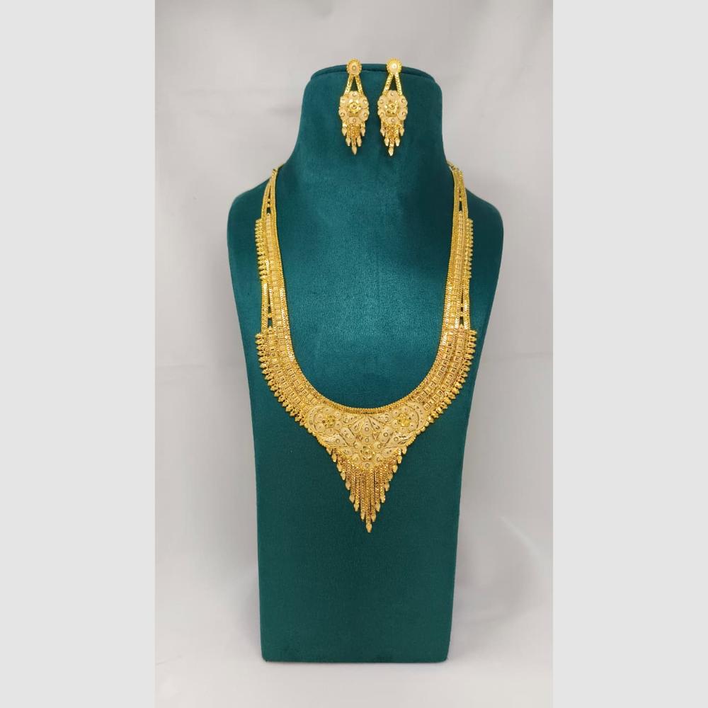 Pari Art Jewellery Royal Style Forming Long Necklace Set