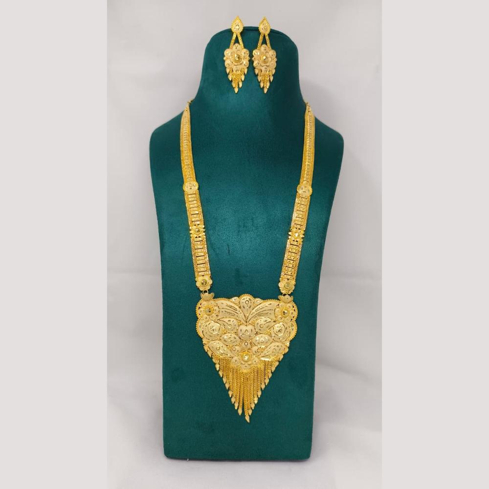 Pari Art Jewellery Royal Style Forming Long Necklace Set