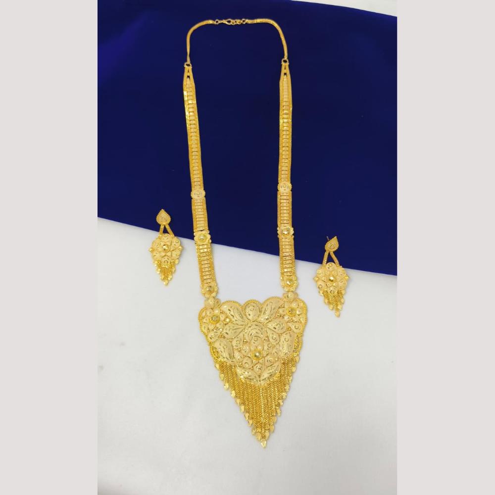 Pari Art Jewellery Royal Style Forming Long Necklace Set