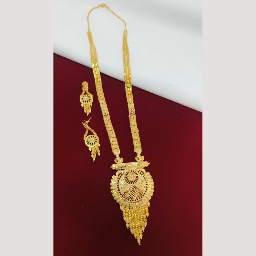 Pari Art Jewellery Royal Forming Designer Long Necklace Set