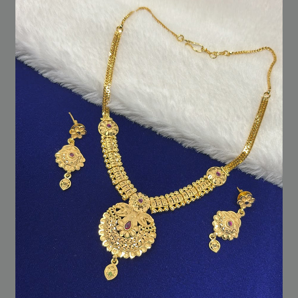Pari Art Jewellery Royal Forming Designer Necklace Set