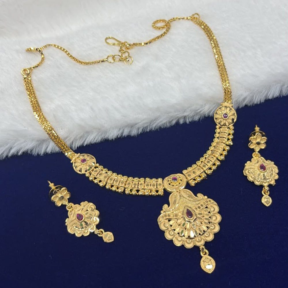 Pari Art Jewellery Royal Forming Designer Necklace Set