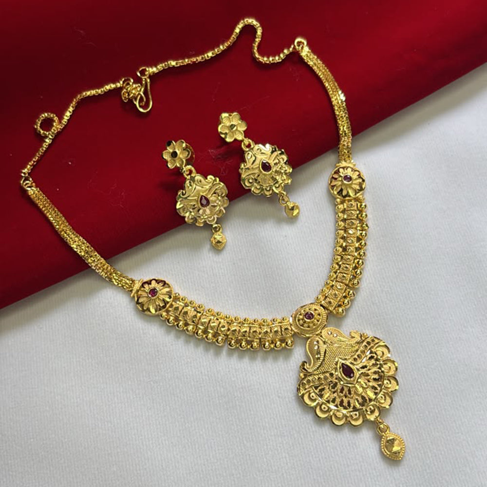 Pari Art Jewellery Royal Forming Designer Necklace Set