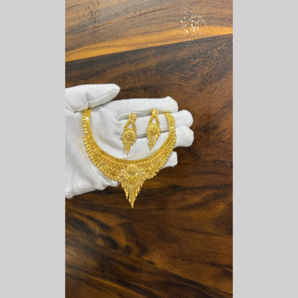 Pari Art Jewellery Royal Forming Designer Necklace Set