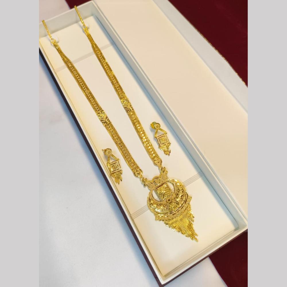 Pari Art Jewellery Royal Forming Designer Long Necklace Set