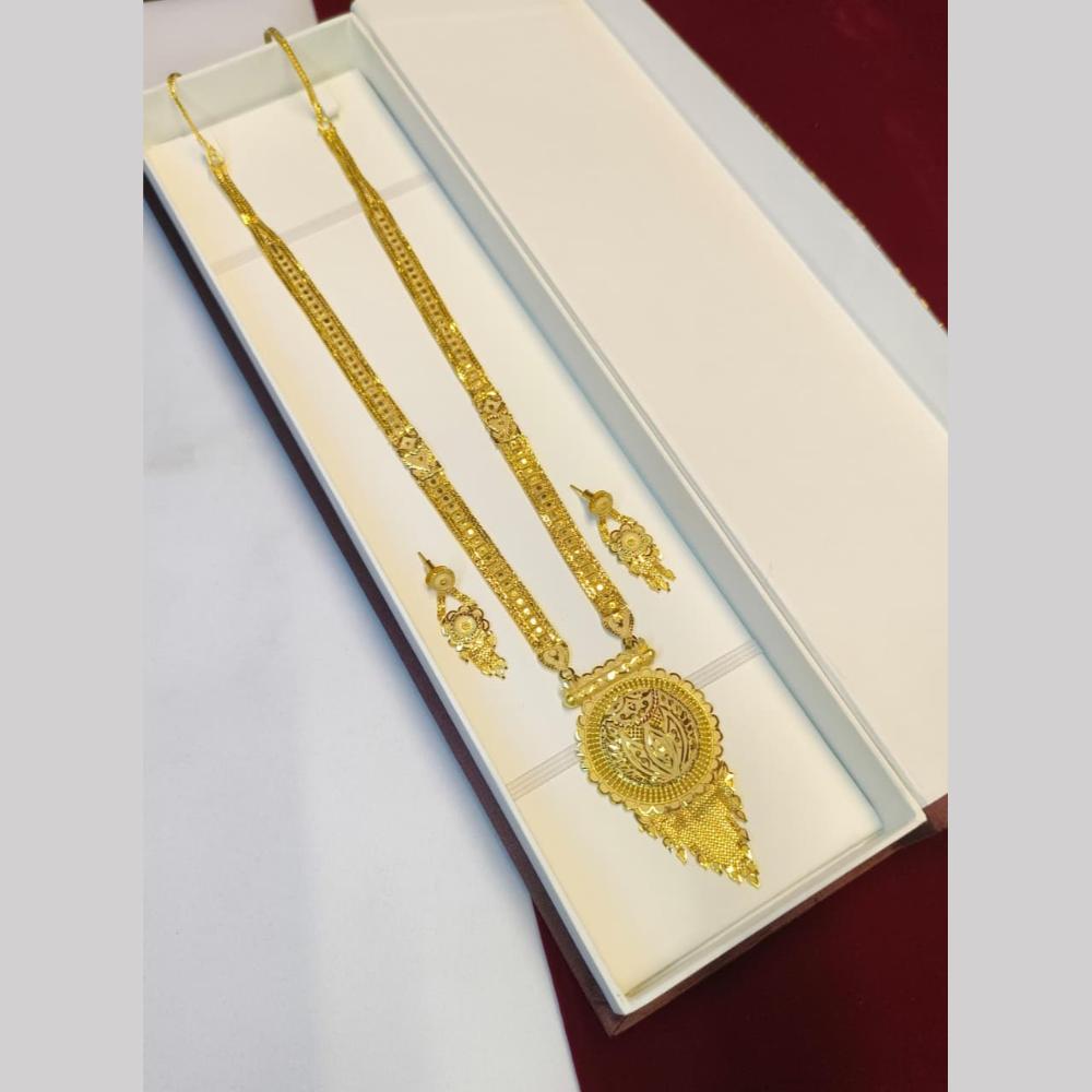 Pari Art Jewellery Royal Forming Designer Long Necklace Set