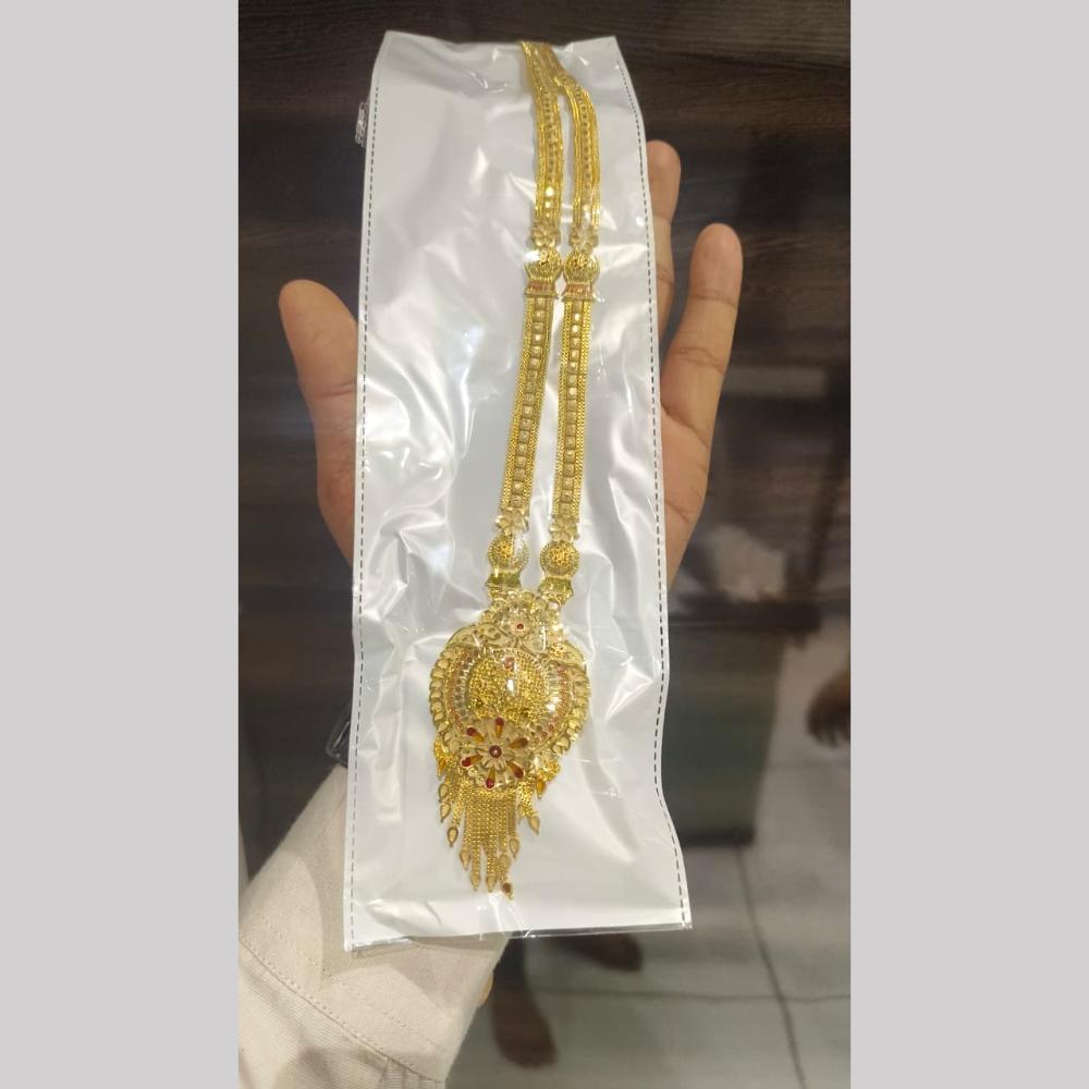 Pari Art Jewellery Royal Forming Designer Meenakari Long Necklace Set
