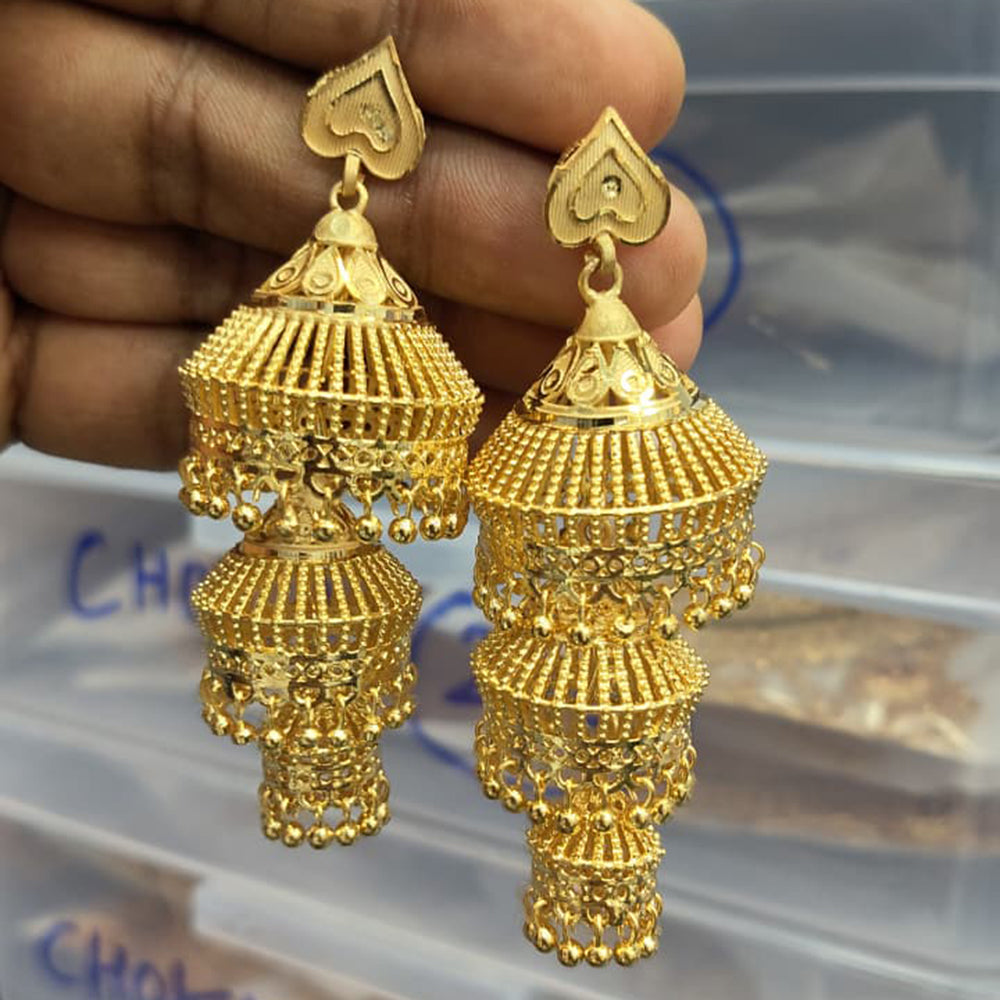 Pari Art Jewellery Elegant Forming Jhumki Earrings