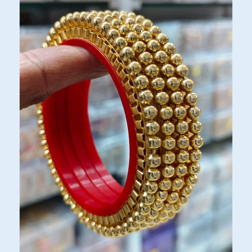 Kavita Art Gold Plated Bangles Set