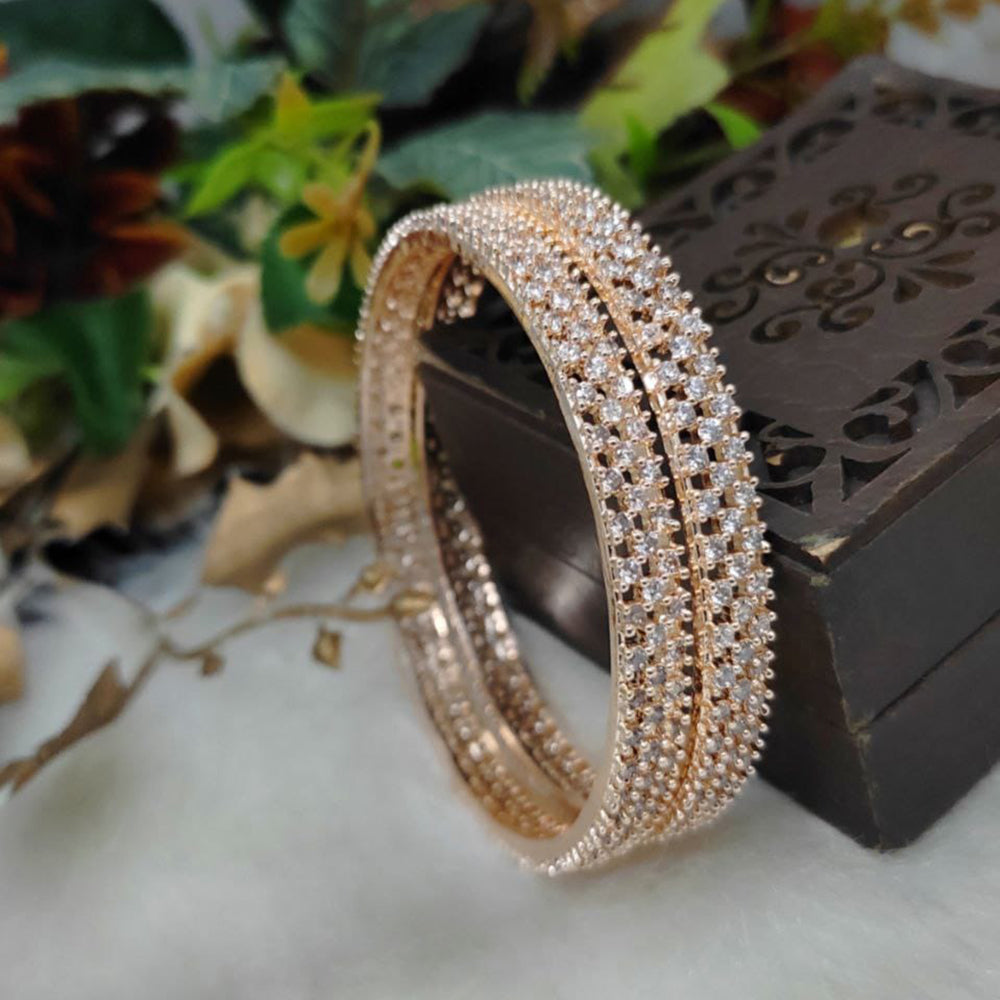 Kavita Art Festive Elegant Austrian Stone Bangles Set