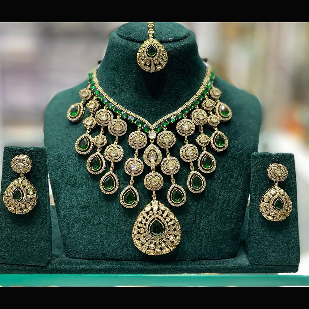 Kavita Art Royal Polki Kundan Stone Necklace Set