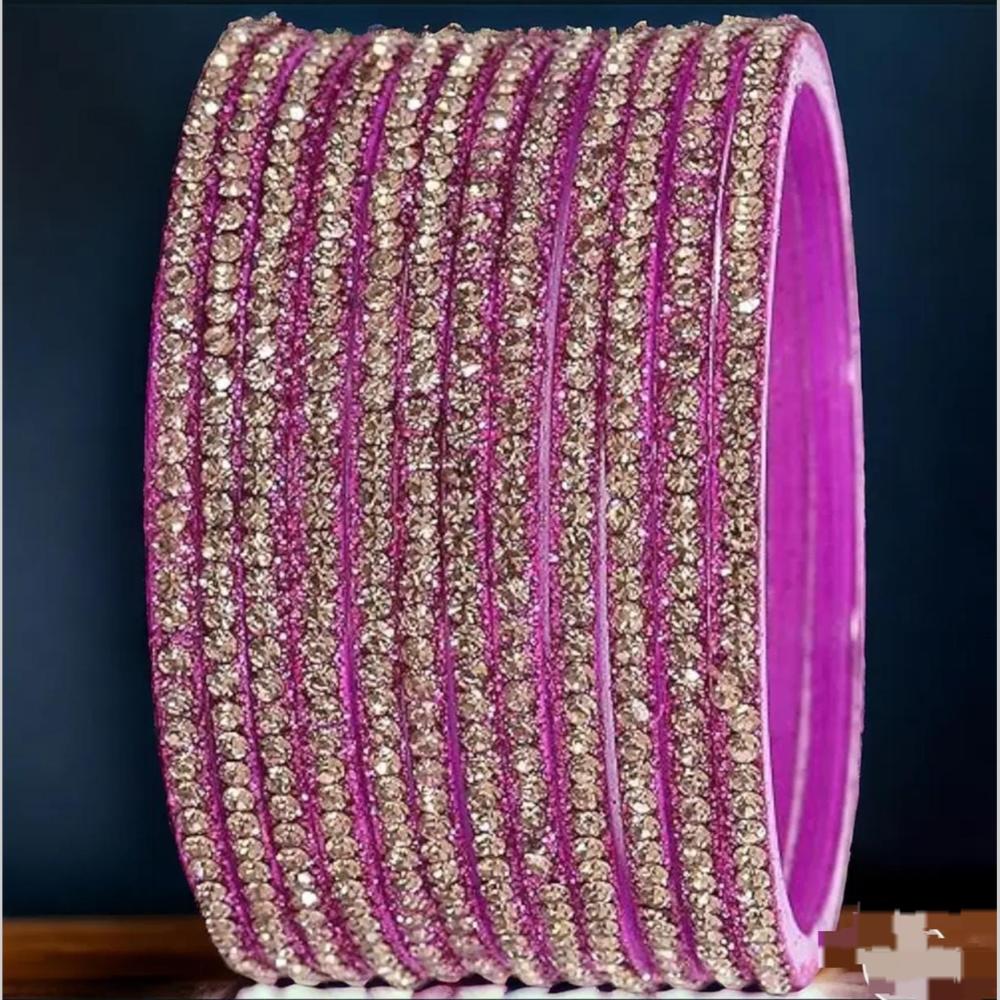Kavita Art Classic Austrian Stone Glass Bangles Set