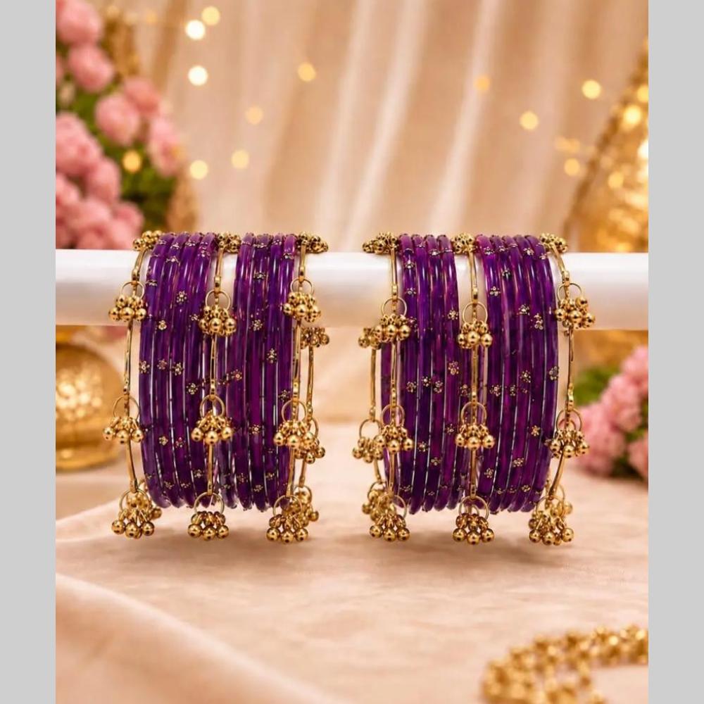 Kavita Art Classic Kashmiri Glass Bangles Set