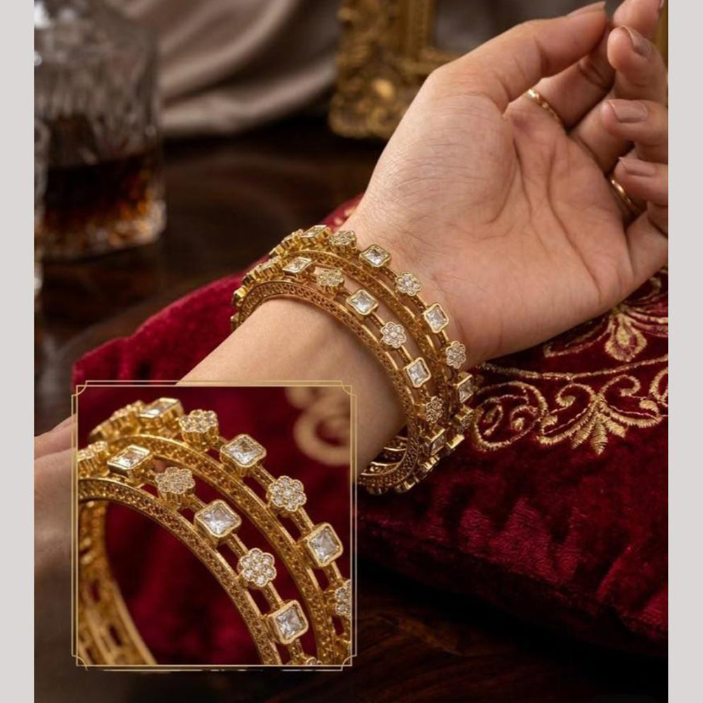 Kavita Art Stylish Austrian Stone Bangles Set