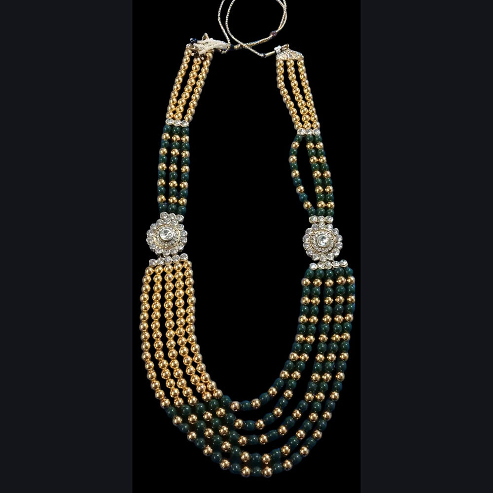 SNERA Gold Plated Beads Necklace Set
