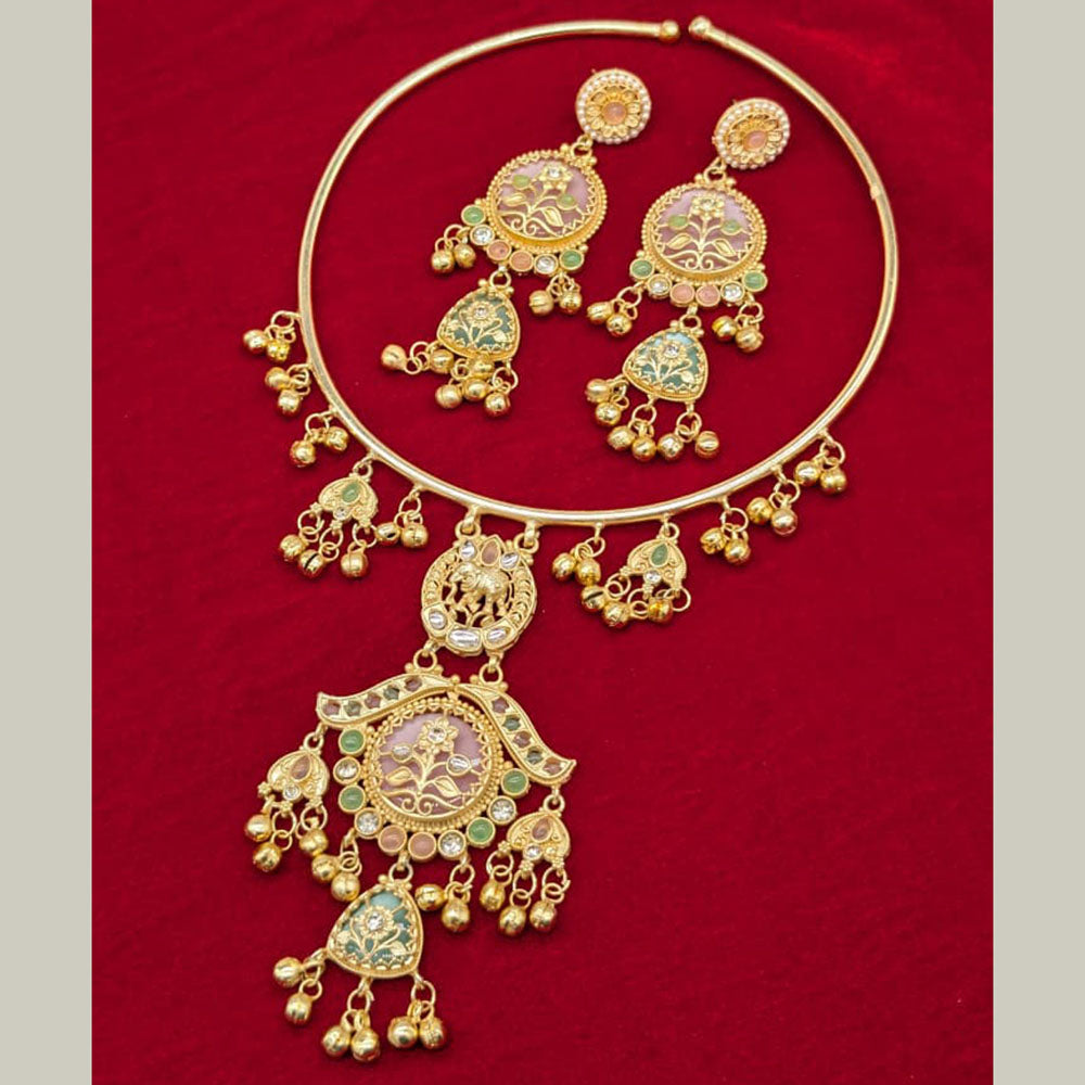 SNERA Graceful Pota Stone And Pearl Necklace Set