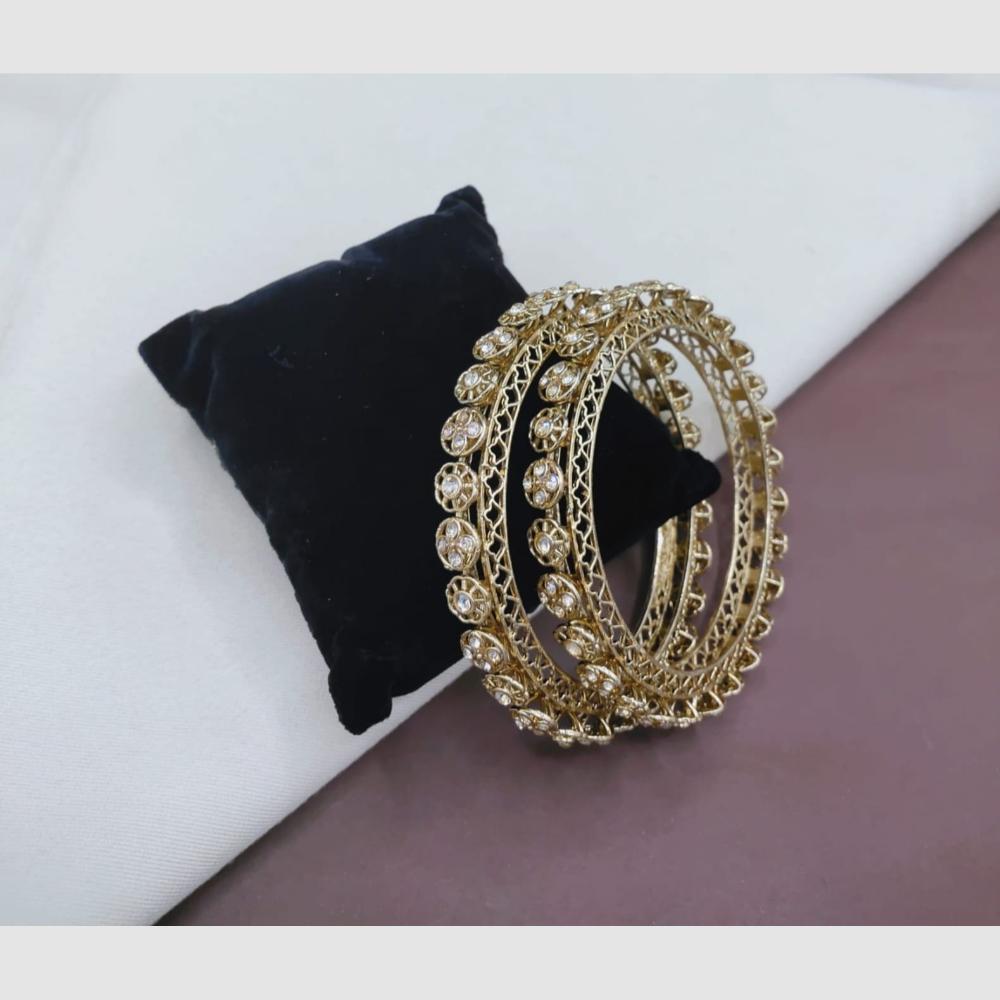 SNERA Elegant Austrain Stone Designer Bangles Set