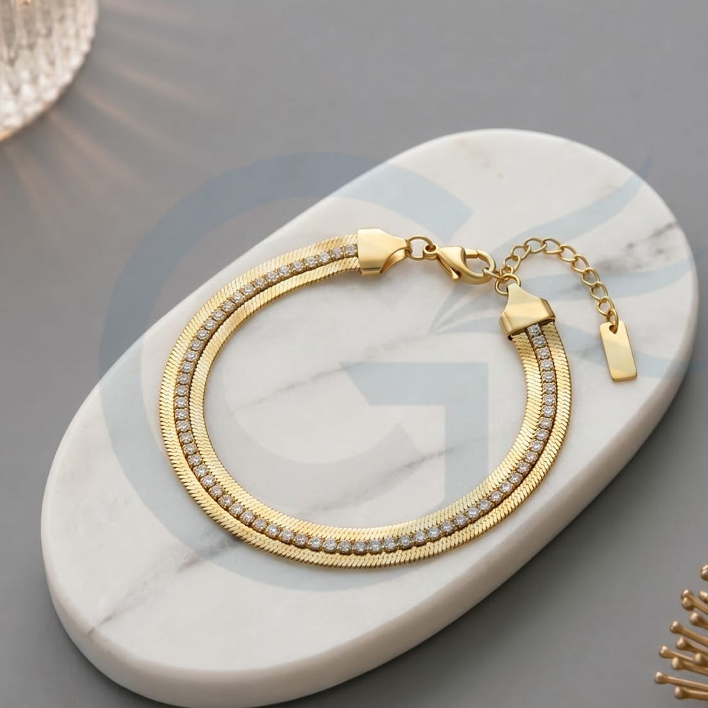 SNERA Elegant Austrian Stone Bracelet for Women