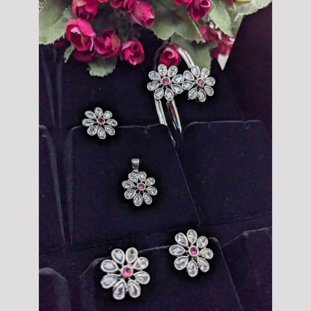 SNERA Beautiful Crystal Stone Jewellery Combo Set for Women