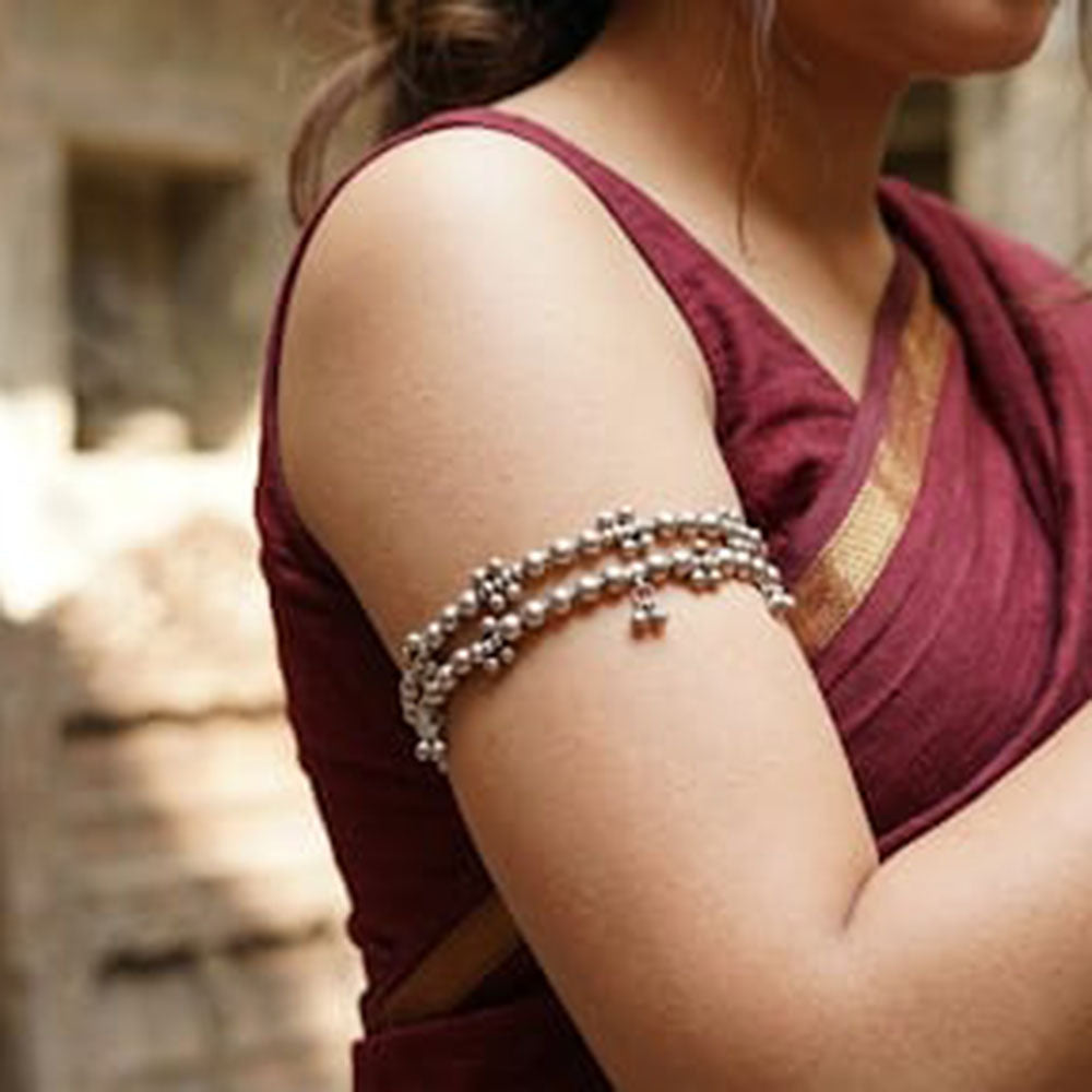 SNERA Elegant Oxidised Plated Baju Bandh For Women