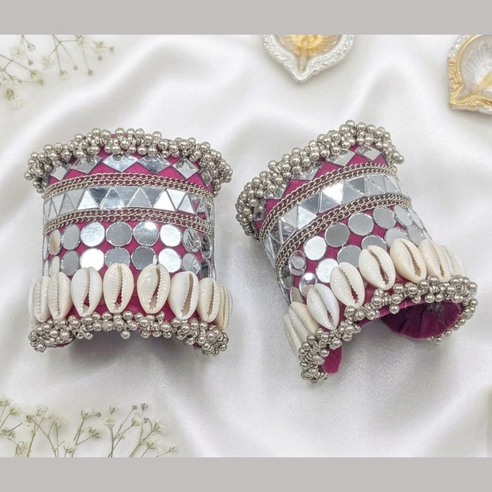 SNERA Glamorous Mirror And Shell Bracelet