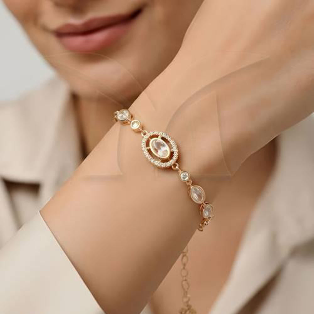 Everlasting Quality Jewels Royal Polki Kundan Stone Bracelet