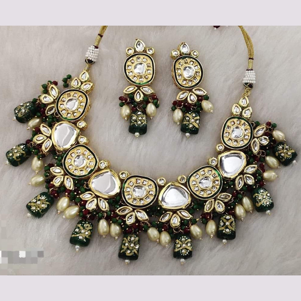 FS Collection Gold Plated Necklace Set