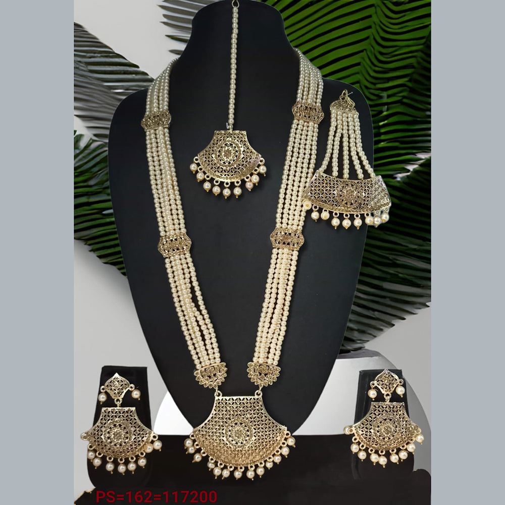 FS Collection Gold Plated Austrian Stone Necklace Set