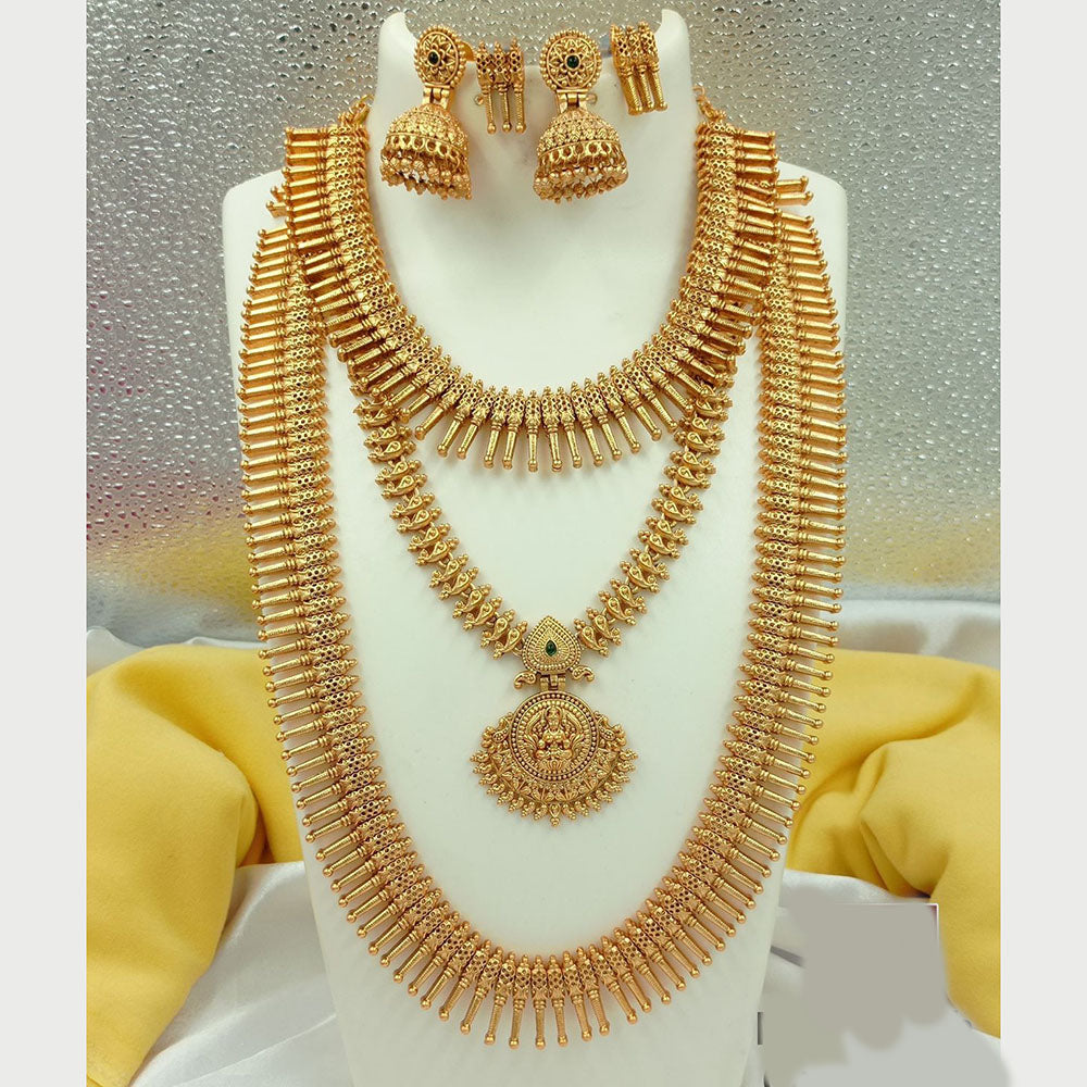 FS Collection Gold Plated Necklace Combo